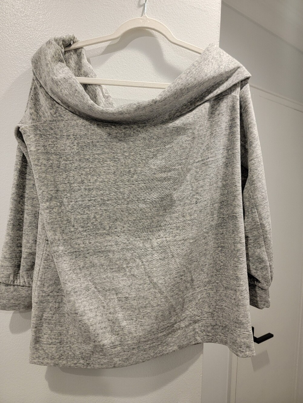 LOFT Heather Grey Super Soft Pullover